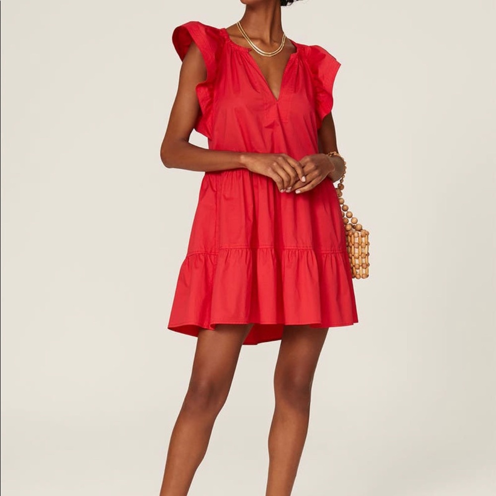 A.L.C dress red, size 6, only wore once